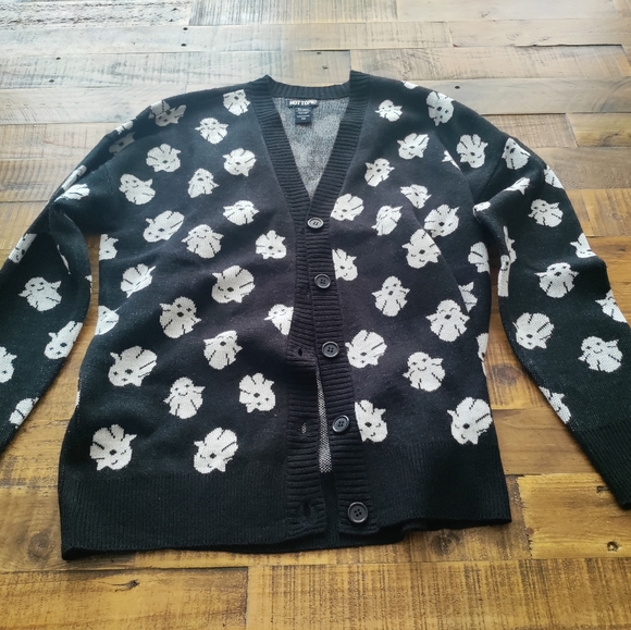 Hot Topic Ghost Cardigan 